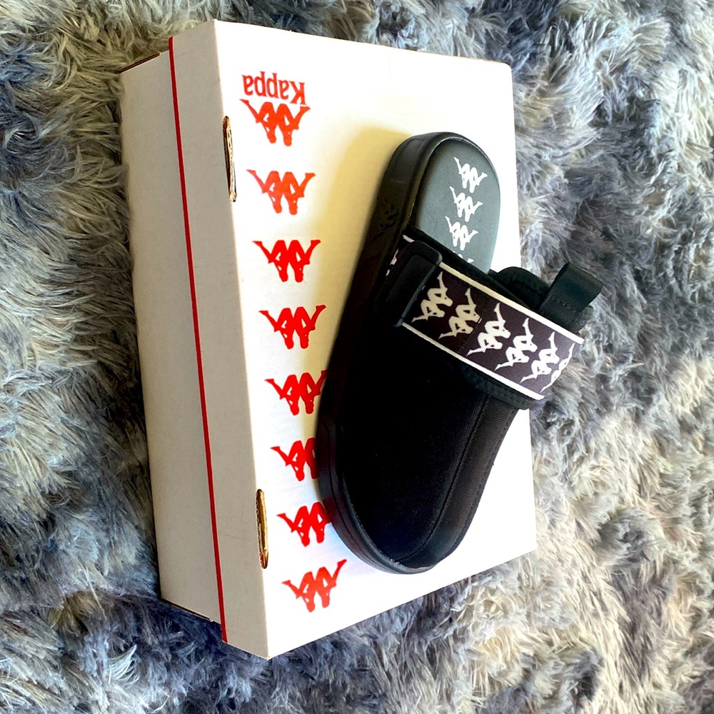 Kappa slides brand new never worn .